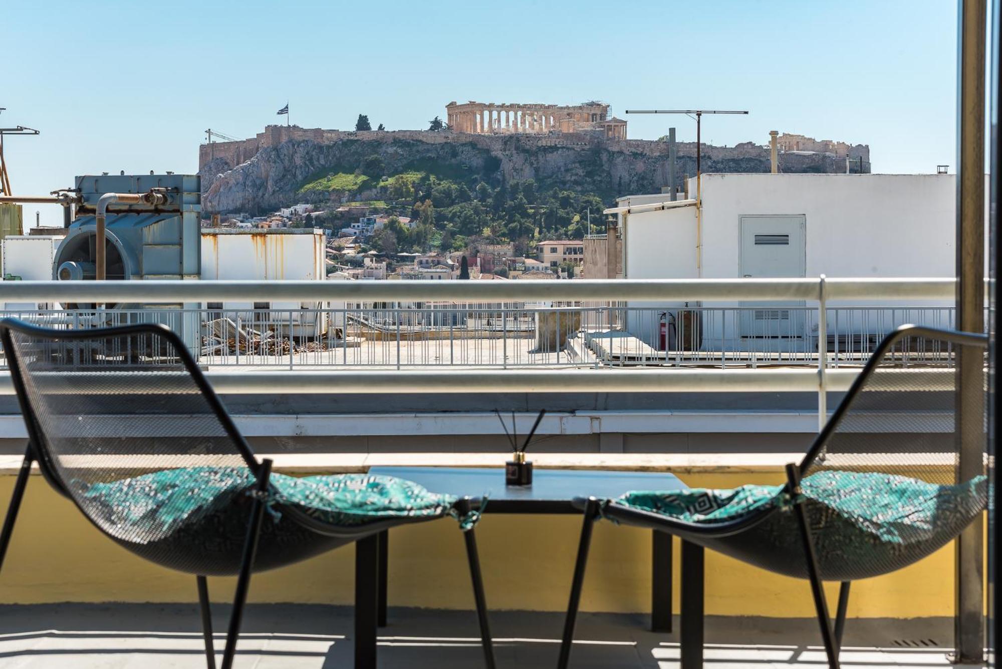 Acropolis View Mini Sky Suite & Hot Tub Athene Buitenkant foto