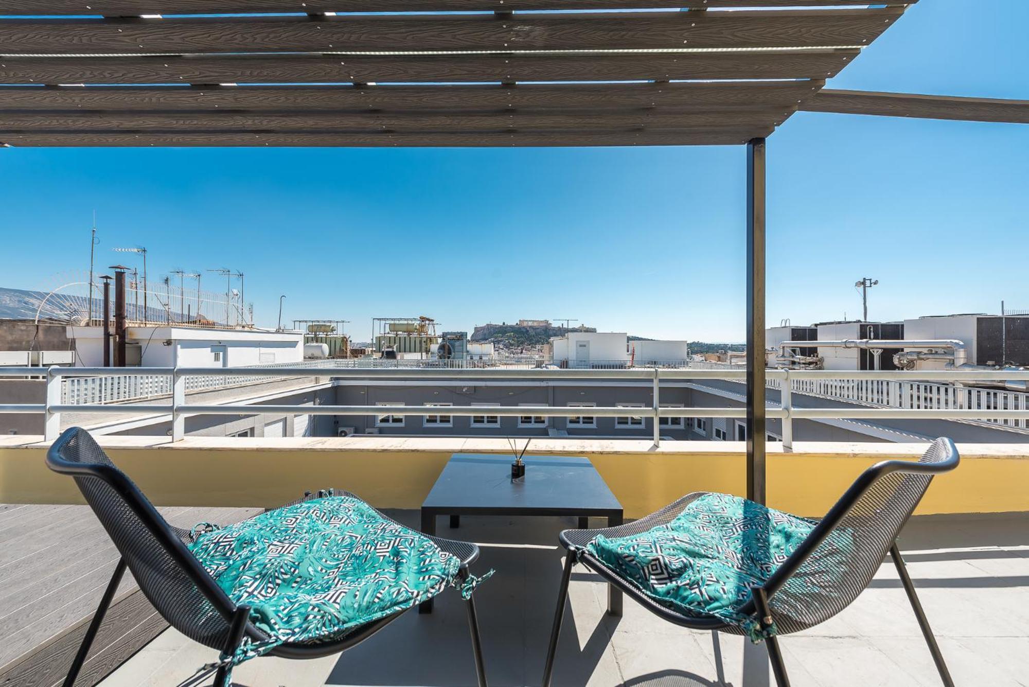 Acropolis View Mini Sky Suite & Hot Tub Athene Buitenkant foto
