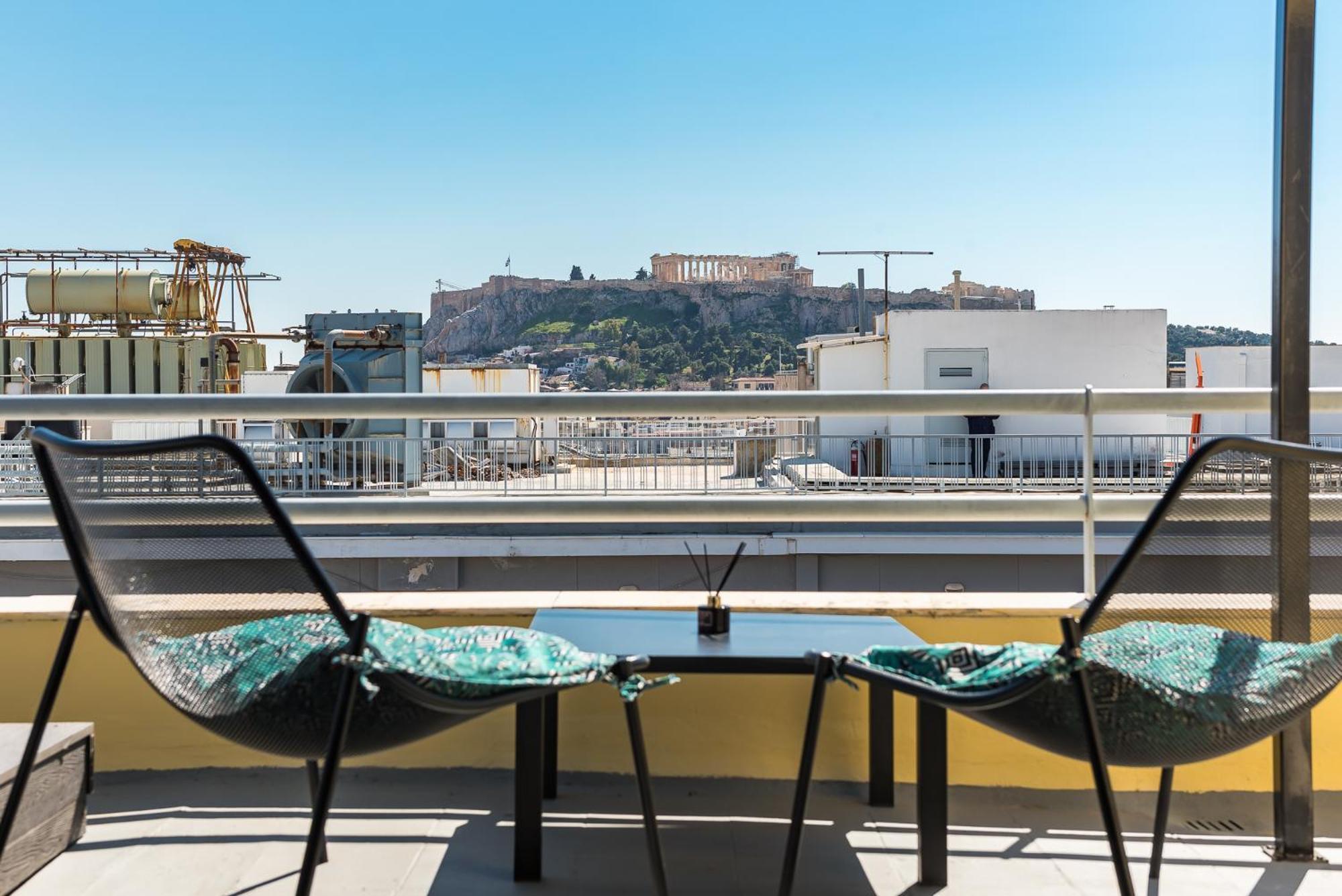 Acropolis View Mini Sky Suite & Hot Tub Athene Buitenkant foto