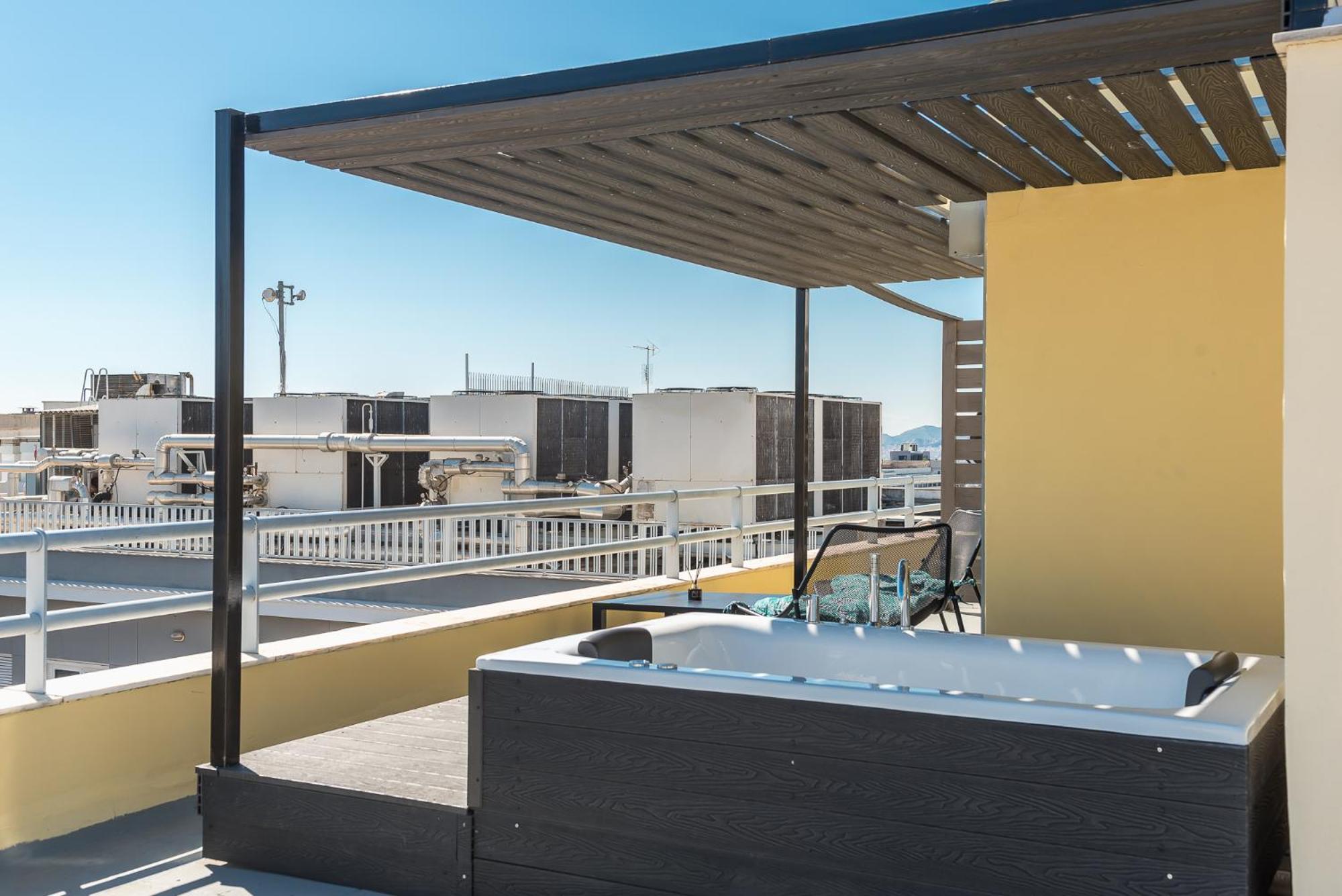 Acropolis View Mini Sky Suite & Hot Tub Athene Buitenkant foto